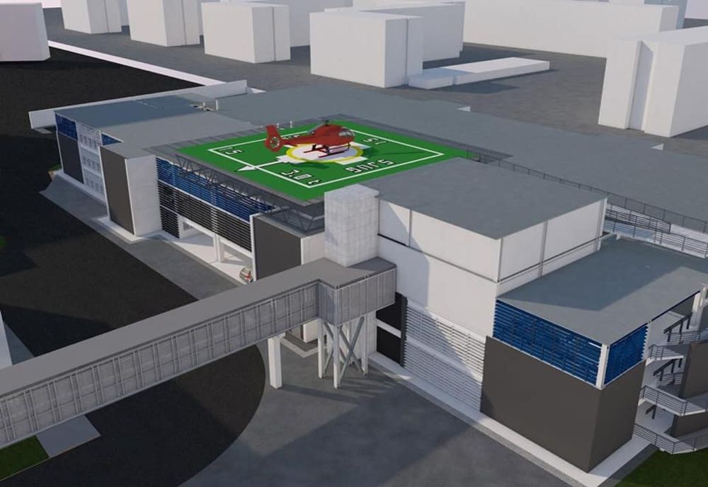 Heliportul de pe Spitalul Județean de Urgență Suceava este gata. Când va putea fi folosit