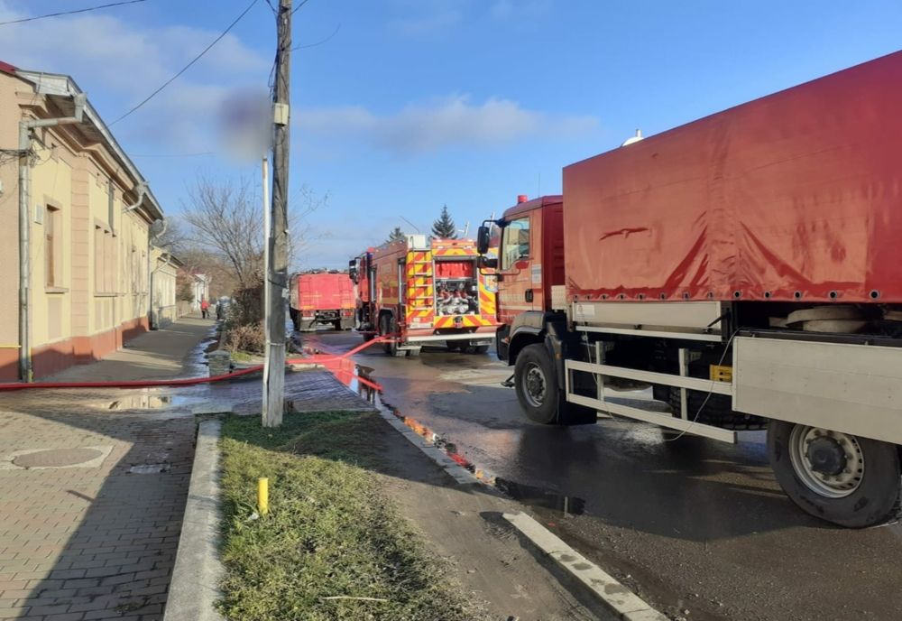 Incendiu în Rădăuți