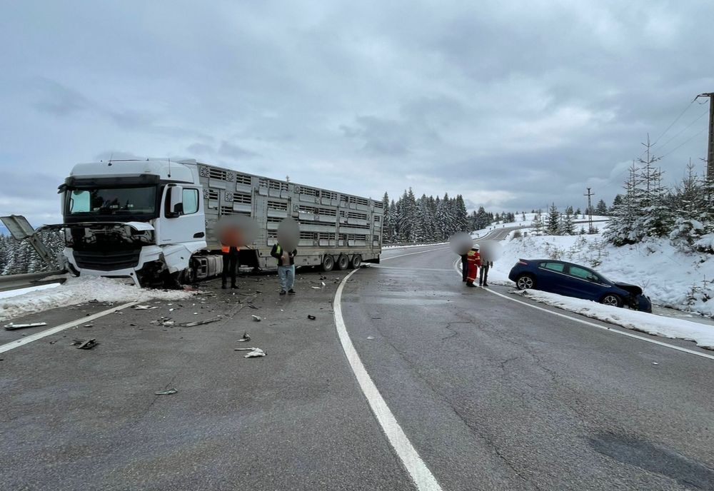 Accident rutier în Pasul Tihuța