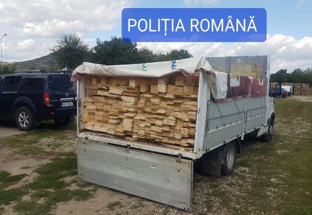 Cherestea în valoare de aproape 5.000 lei confiscată de către polițiștii din Marginea