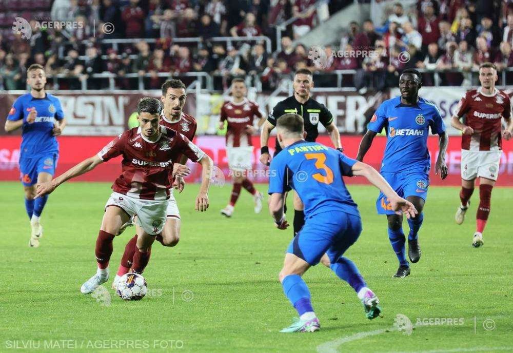 Rapid a învins-o pe FCSB (2-0), în ultimul meci din play-off-ul Superligii