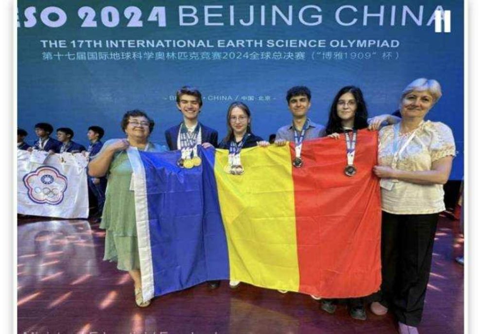 ROMÂNIA OBTINE PATRU MEDALII LA OLIMPIADA INTERNATIONALA DE STIINTELE PAMANTULUI