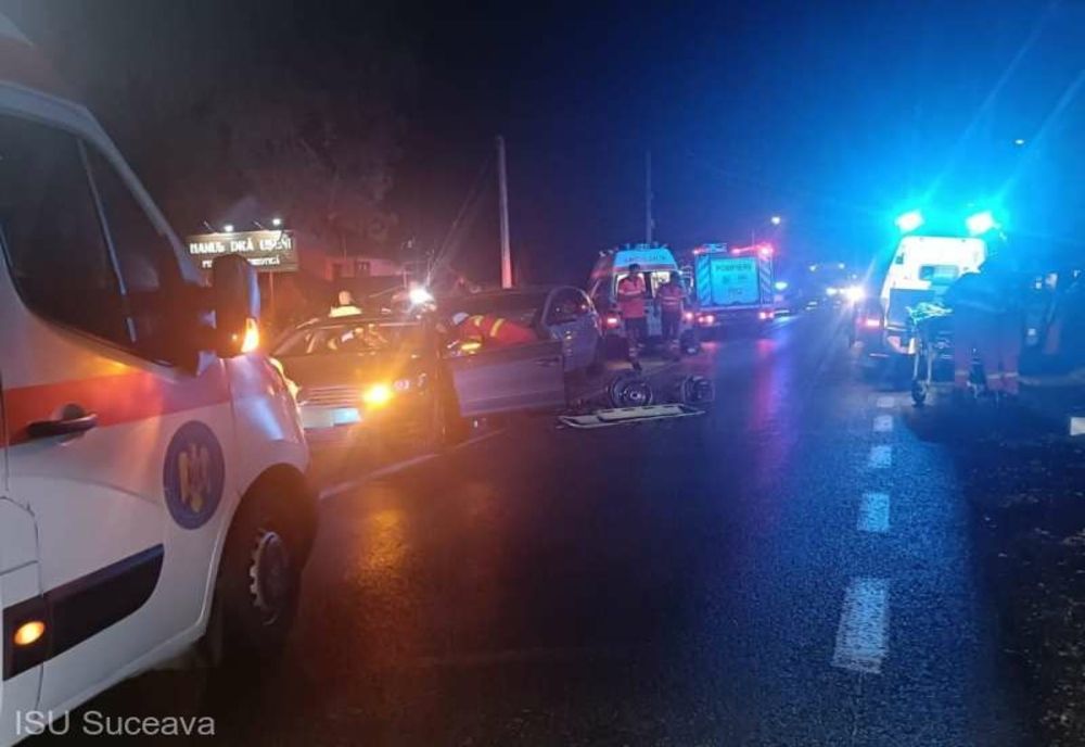 GRAV ACCIDENT RUTIER CU NOUĂ VICTIME PE E85, PE RAZA LOCALITĂŢII DRĂGUŞENI