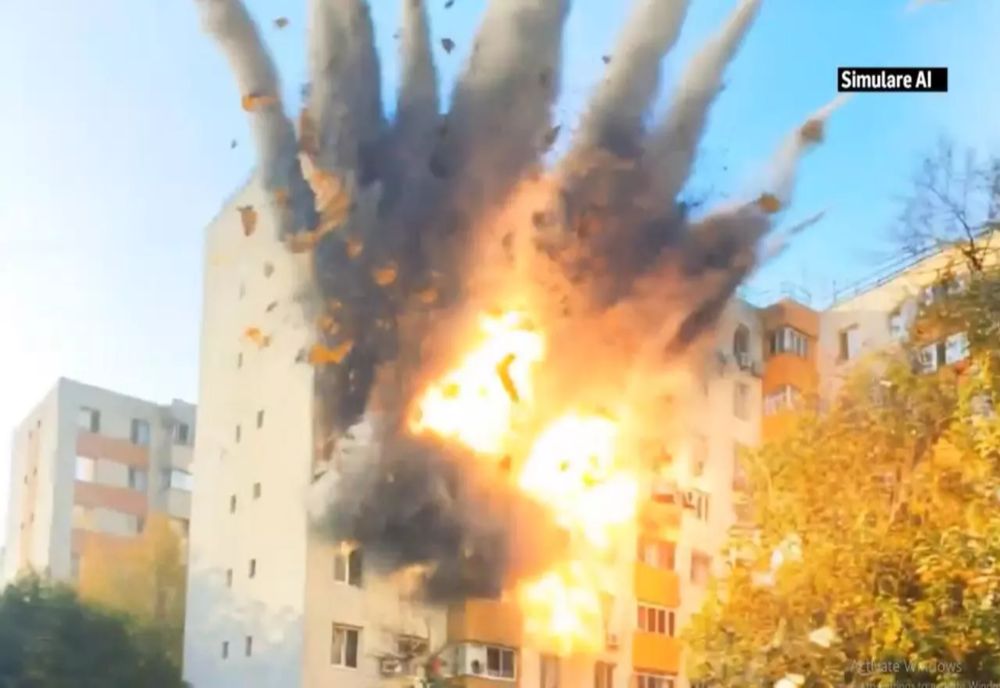 MOMENTUL EXPLOZIEI CATASTROFALE DIN RAHOVA, RECREAT DE REALITATEA PLUS 