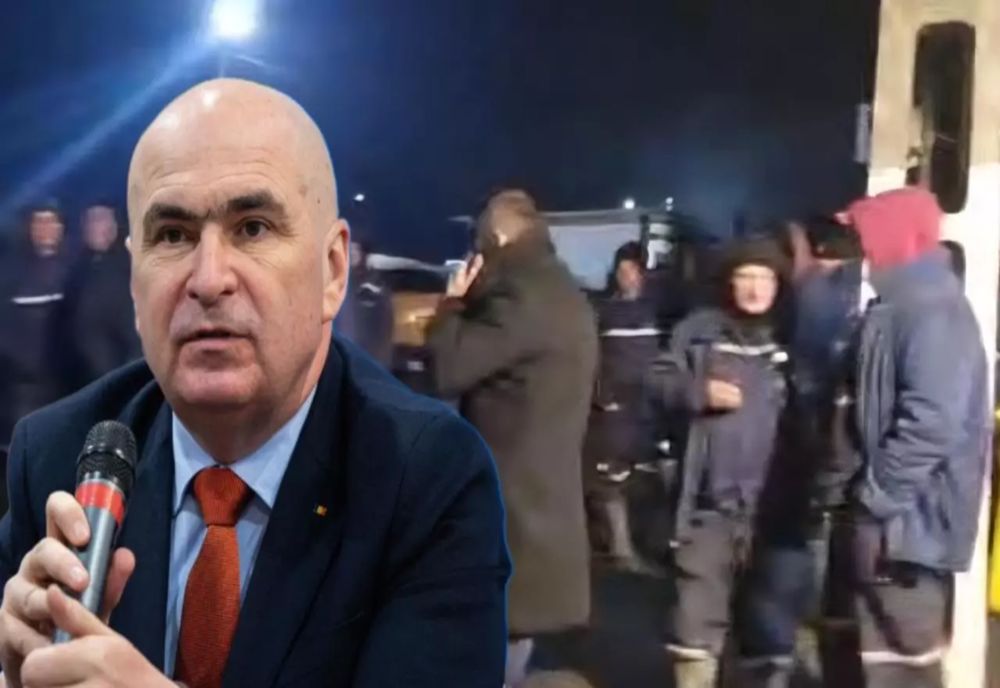 Minerii protestează astăzi în fața Guvernului