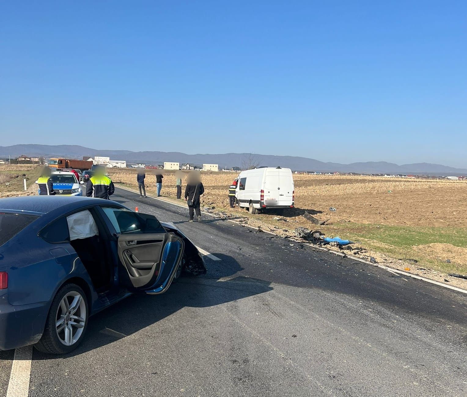 Accident între Marginea și Rădăuți. Trafic blocat pe ambele sensuri