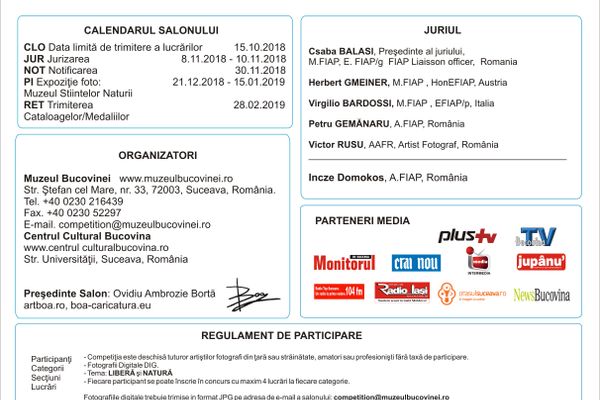Competiție internațională de artă fotografică, la Muzeul Bucovinei