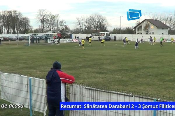 VIDEO Sănătatea Dărăbani - Șomuz Fălticeni: 2-3