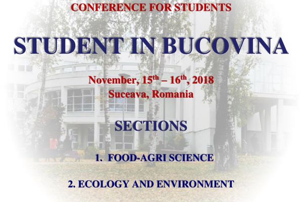 Conferința internațională Student în Bucovina, la USV