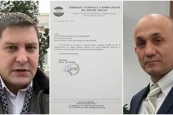 Sindicalistul Bogdan Bănică, observator la concursul pentru șefia IPJ Suceava
