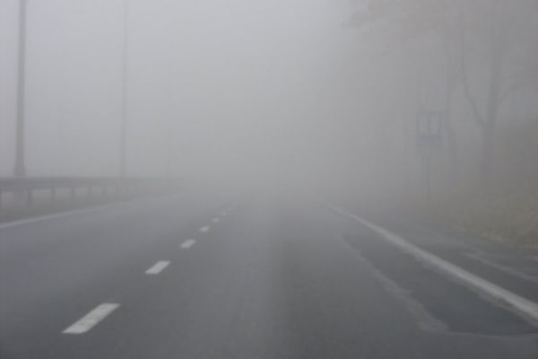 Cod galben de ceață în zona joasă a județului Suceava