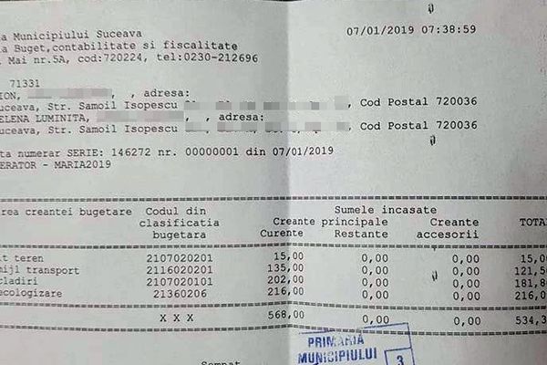 De astăzi se pot achita taxele și impozitele locale. Primarul Ion Lungu, primul plătitor