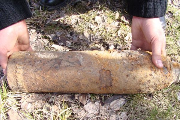 Proiectil din al Doilea Război Mondial, descoperit la Bucșoaia