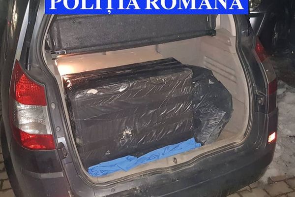 Reținut după ce a fost prins în trafic cu țigări în valoare de aproximativ 22.000 lei FOTO