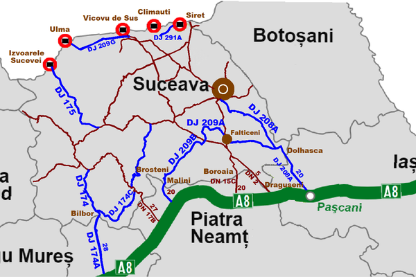 Guvernul aprobă, vineri, studiul pentru autostrada Târgu Neamț - Iași