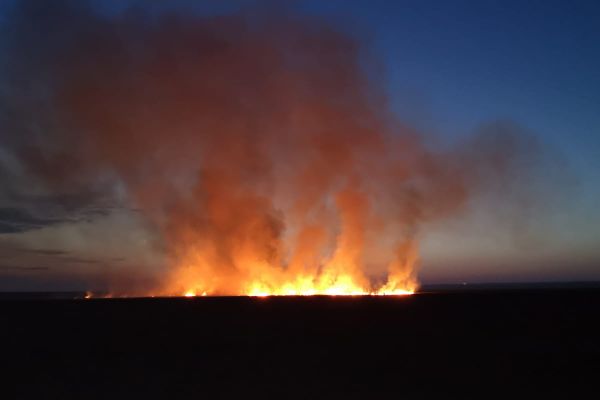 Casă distrusă de flăcări în comuna Moldova Sulița