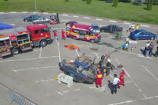 A început Competiția Națională de Descarcerare și Acordare a Primului Ajutor Calificat FOTO