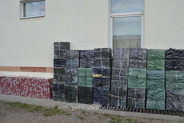 Țigări ucrainene în valoare de peste 360.000 lei, confiscate la frontieră FOTO
