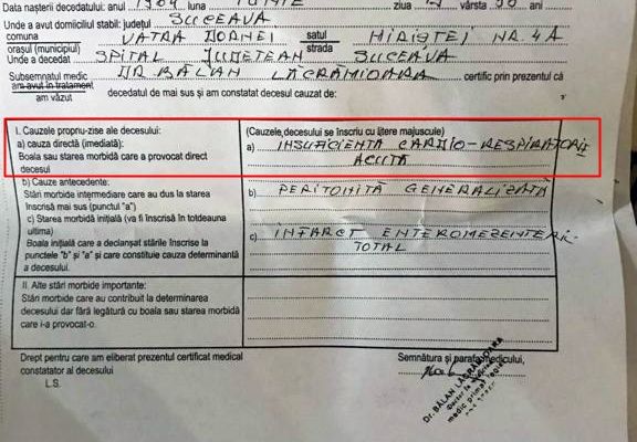 Insuficiența respiratorie, cauza directă a morții bărbatului imobilizat violent de jandarmi