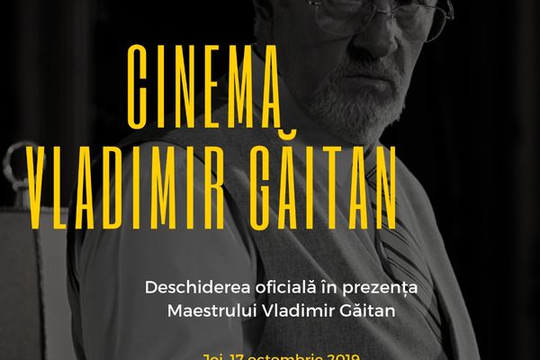 Primul cinematograf gratuit din țară, inaugurat la Fălticeni de actorul Vladimir Găitan