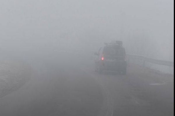 Cod galben de ceață pentru localități din județul Suceava