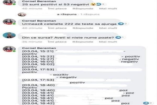 Dosar penal după ce un consilier local  a făcut publică o listă cu angajații Spitalului  Câmpulung Moldovenesc diagnosticați cu coronavirus