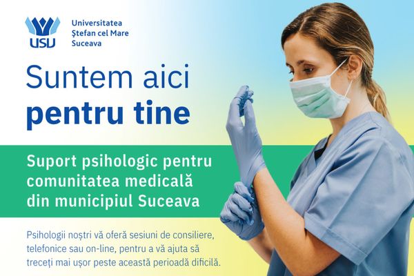 USV a lansat Centrul de sprijin emoțional și consiliere psihologică, dedicat cadrelor medicale din Spitalul Județean de Urgență Suceava