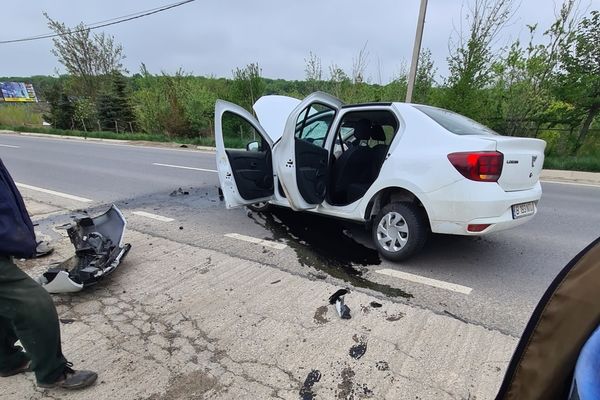 Accident pe drumul Botoșani – Suceava FOTO
