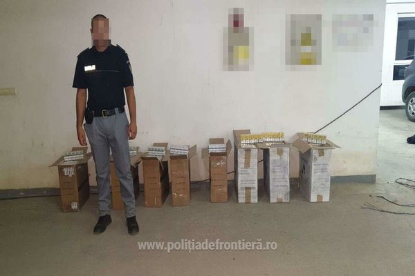 Ucrainian, prins la vamă cu țigări de contrabandă