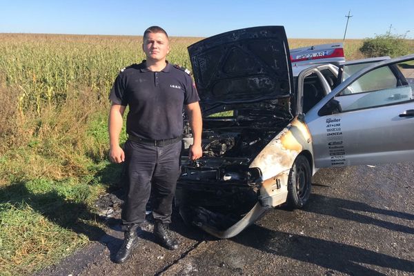 Pericol de explozie înlăturat de un pompier aflat în timpul liber   