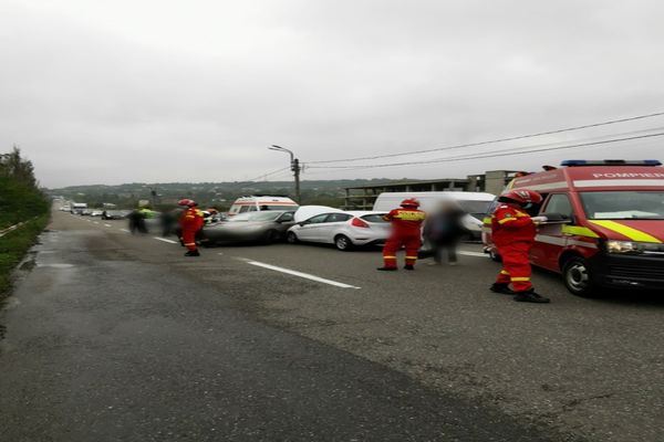 Accident rutier la intrare în Fălticeni (ULTIMĂ ORĂ)