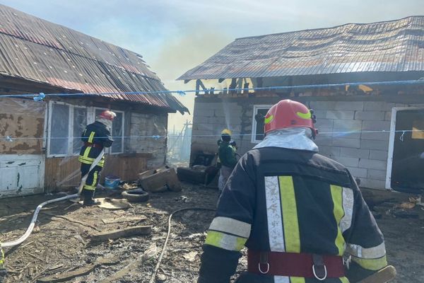 Locuință incendiată intenționat la Arbore