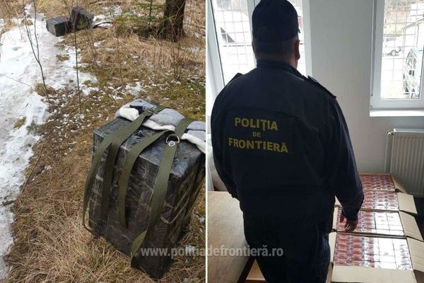 Ţigări ascunse în bancheta din spate a unui microbuz depistate în vamă