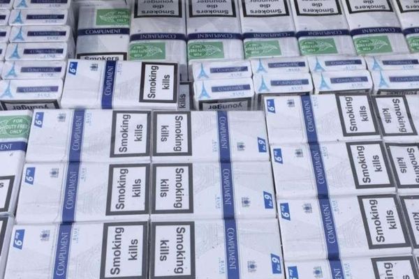 Ţigări confiscate de poliţişti