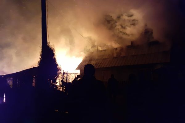 Incendiu în localitatea Bilca
