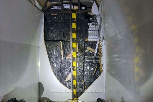 Şofer arestat 30 de zile pentru contrabandă cu ţigări 