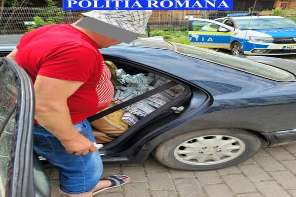 Reținut pentru contrabandă cu țigări! Cum a fost prins bărbatul