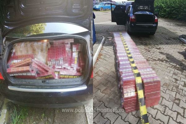 Ţigări de contrabandă în valoare de peste 81.000 lei confiscate la frontiera cu Ucraina