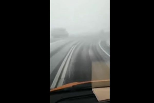 VIDEO A nins pe Transfăgărășan!