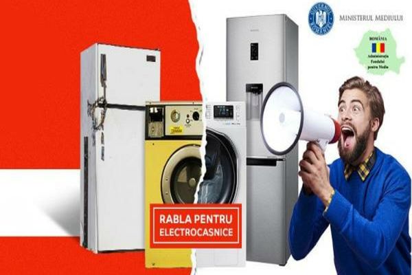Începe prima etapă de selectare a voucherelor din aplicaţia dedicată Programului ”Rabla pentru Electrocasnice”