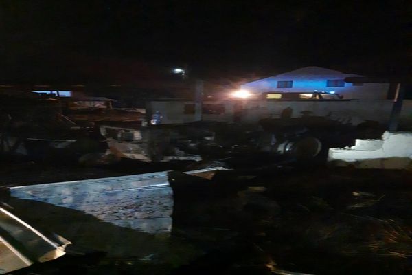 Incendiu violent în Noaptea de Ajun! Mai multe animale  și păsări au ars de vii