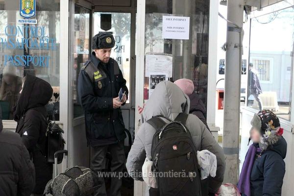 9.582 cetăţeni ucraineni au intrat în România în ultimele 24 de ore