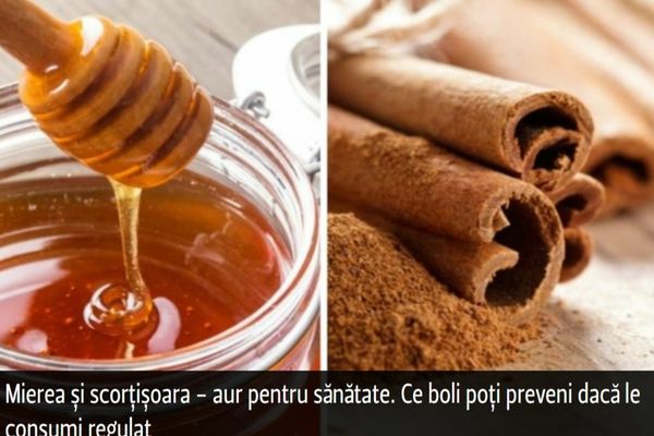 Mierea și scorțișoara - aur pentru sănătate. Ce boli poți preveni dacă le consumi regulat