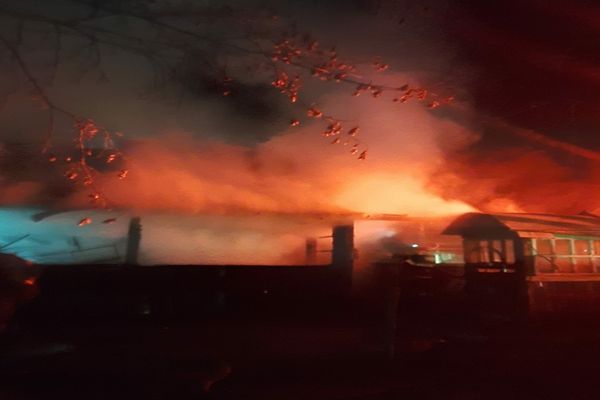 Incendiu VIOLENT în Vatra Moldoviței 