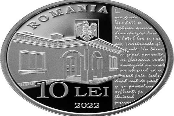 BNR lansează în circuitul numismatic o monedă din argint cu tema 90 de ani de la nașterea lui Fănuș Neagu
