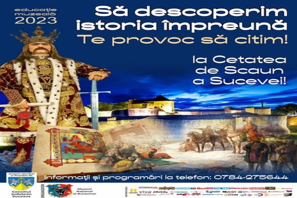 „Să descoperim istoria împreună! Te provoc să citim!”, proiect de educație muzeală la Cetatea de Scaun a Sucevei