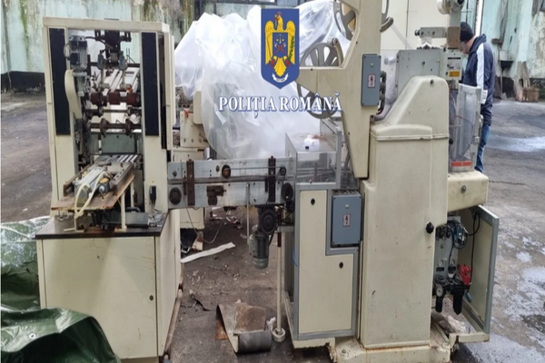 Fabrică de țigări clandestină descoperită la Fălticeni
