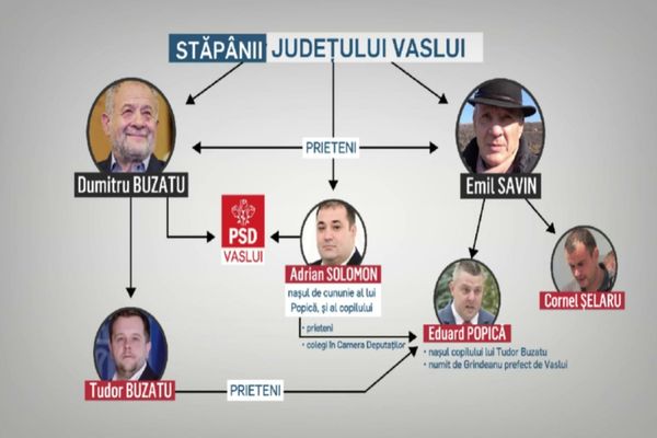 Schema caracatiței din jurul lui Buzatu și Savin-Farmazon. Anca Alexandrescu a demascat prăduirea județului Vaslui prin cumetrii, corupție și protecție politică la nivel înalt