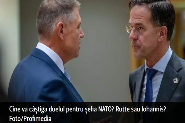 Cine va câștiga duelul pentru șefia NATO? Mark Rutte sau Klaus Iohannis? Americanii au deja răspunsul