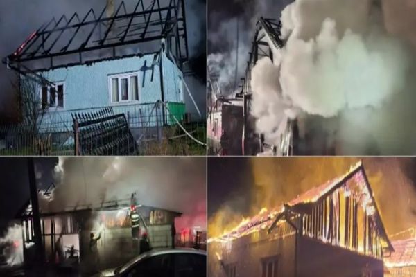 Incendiu de proporții în județul Suceava. O gospodărie a fost făcută scrum, prejudiciu estimat la 400.000 de lei